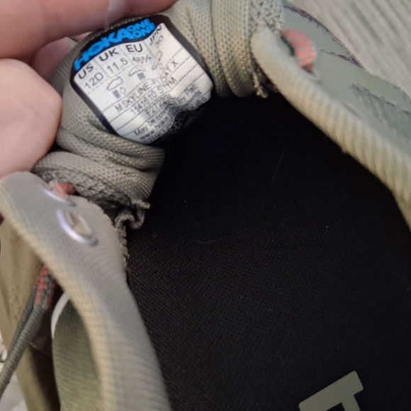 Hoka One One Skyline- Float X Slate Oat Milk Men's 1141610 STTM Size 12 NWOB - Picture 8 of 8